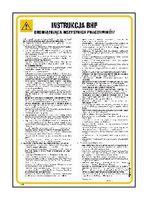 Iaa01 Instrukcja Ogólna Bhp Obowiązująca Wszystkich Pracowników