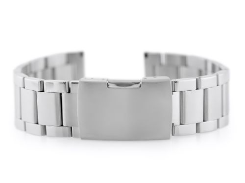 Bransoleta S5 - HQ Solid Steel - srebrna - 22mm na Arena.pl