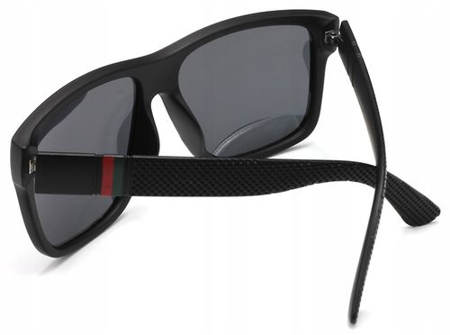 OKULARY PRZECIWSŁONECZNE MĘSKIE POLARYZACYJNE Z ETUI GRATIS DUŻE CZARNE na Arena.pl