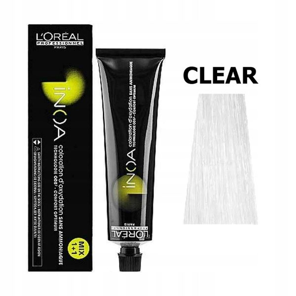 LOREAL INOA FARBA do włosów BEZ AMONIAKU Nr CLEAR zdjęcie 4