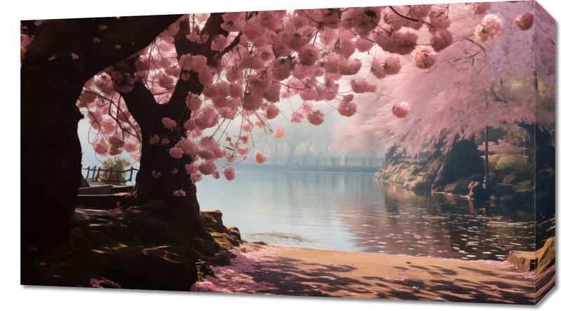 Obraz 70x40cm Spokój Sakury zdjęcie 1