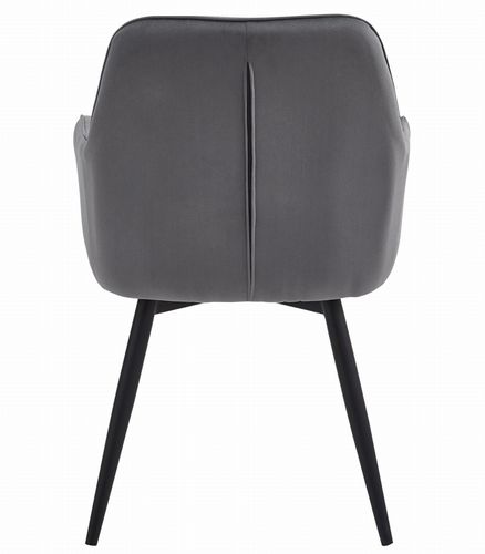 Krzesło JORK360 - ciemny szary aksamit / nogi czarne x 1 na Arena.pl