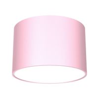 Różowa lampa natynkowa Dixie okrągły plafon do kuchni