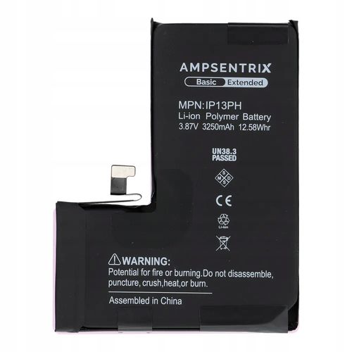 BATERIA DO IPHONE 13 PRO 3250MAH LI-ION AMPSENTRIX BASIC AKUMULATOR na Arena.pl