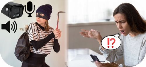 Czarna kamera zewnętrzna bezprzewodowa IP WiFi SMART NADZÓR iOS Android APP na Arena.pl