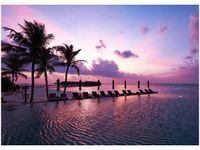 70X50CM OBRAZ MAGICZNY ZACHÓD SŁOŃCA MALEDIWACH ŚCIAN