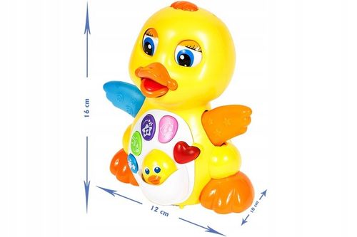 INTERAKTYWNA KACZUSZKA KACZKA GRA JEŹDZI MACHA SKRZYDEŁKAMI SERCE KWACZE na Arena.pl