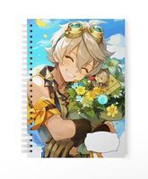 Zeszyt A5 100 stron w kratkę Genshin Impact - Bennett