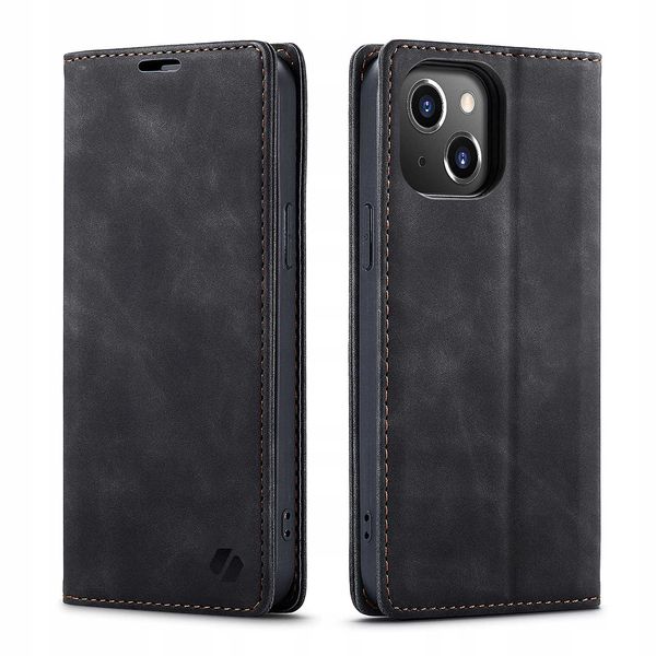 Spacecase Wallet Iphone 15 Plus Black zdjęcie 7
