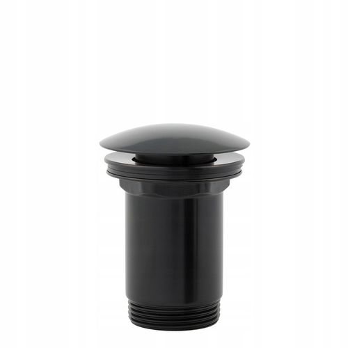 KOREK KLIK-KLAK METALOWY DO UMYWALKI Z PRZELEWEM CZARNY MAT OMNIRES na Arena.pl