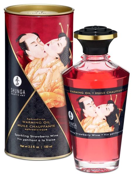 Warming Oil Sparkling Strawberry Wine zdjęcie 1