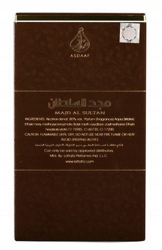 Asdaaf Majd Al Sultan EDP 100 ml cudowny unisex + 2 Próbki GRATIS na Arena.pl