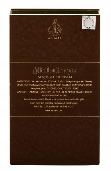 Asdaaf Majd Al Sultan EDP 100 ml cudowny unisex + 2 Próbki GRATIS zdjęcie 4