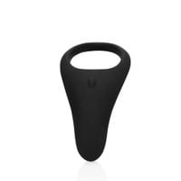 pointed vibrating cock ring   licorice black