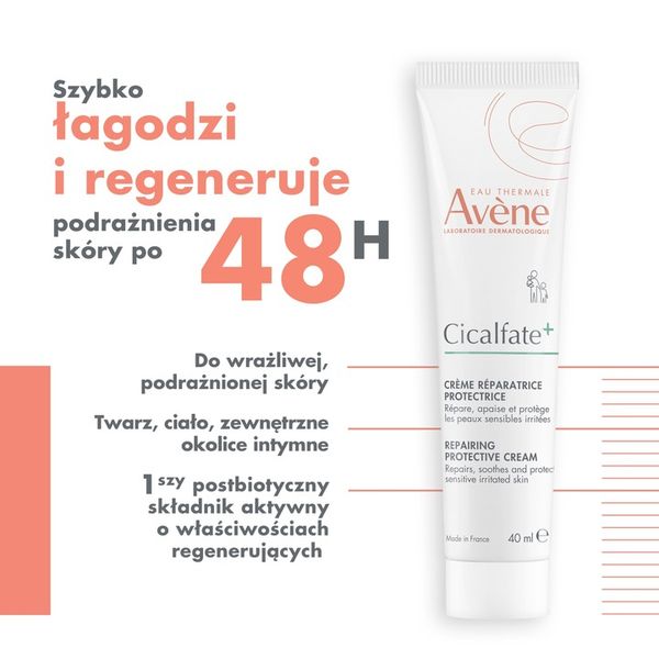 Avene Cicalfate+ Regenerujący krem ochronny 40ml zdjęcie 4