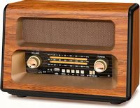 PRUNUS J-199 Retro Radio Bluetooth, AM FM SW Nostalgiczne na baterie