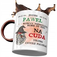 Kubek Bordowy Dla Pawła Kolegi Męża Na Prezent Z Nadrukiem Ze Zdjęciem