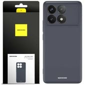 Spacecase Silicone Case Poco F6 Pro 5G Black