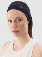 4F Opaska do biegania uniseks - czarna Rozmiar Uniwersalny