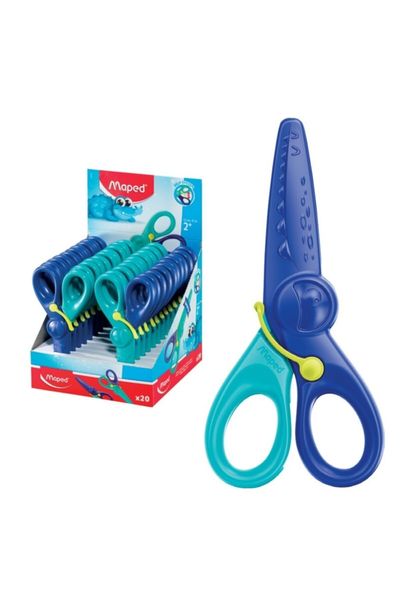 NOŻYCZKI PLASTIKOWE Z ODBOJNIKIEM 12 CM 3+ MAPED 3154144721127 zdjęcie 4