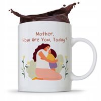 Kubek Prezent Dla Mamy Matki How Are You Today? Z Nadrukiem Ze Zdjęciem