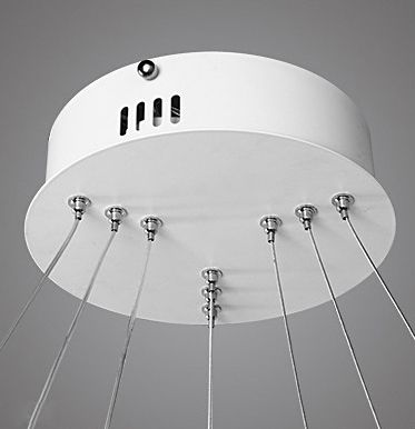 Lampa wisząca modern ring Wobako Silva III 20/40/60 okrąg żyrandol LED na Arena.pl
