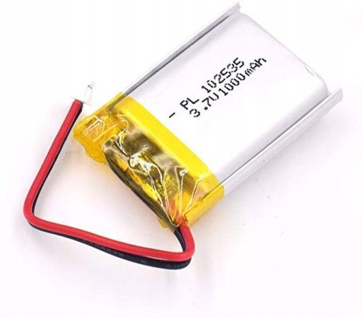 Akumulator Li-Poly 1000mAh 3.7V JST 102535 zdjęcie 1