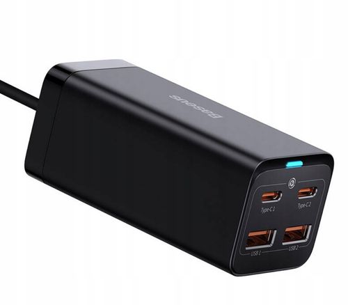 BASEUS SZYBKA ŁADOWARKA GaN3 2x USB-C/2x USB 100W na Arena.pl