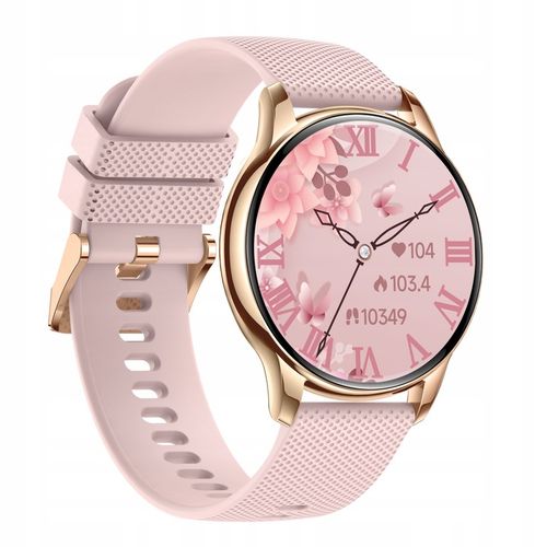 SMARTWATCH ZEGAREK DAMSKI ELEGANCKI ROZMOWY CIŚNIENIE MENU Polskie AMOLED na Arena.pl