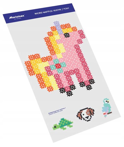Marioinex Micro Waffle 120 elementów KUCYK - obraz puzzle zdjęcie 8