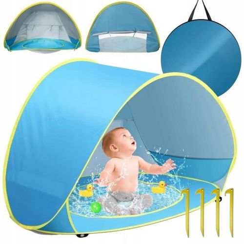 NAMIOT PLAŻOWY Z BASENEM PARAWAN SAMOROZKŁADAJĄCY DO OGRODU NA PLAŻĘ na Arena.pl
