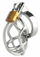 mr. steel san quentin chastity cage stalowa klatka anatomiczna