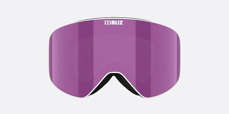 Gogle Bliz Flow Matt White Frame 0ZG8004 zdjęcie 1