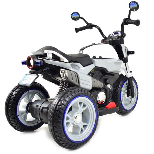 WIELKI MOTOR NA AKUMULATO, ŚWIECĄCE KOŁA PANEL DŹWIĘKI SKÓRA 8188FL zdjęcie 4