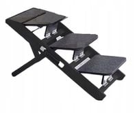 SCHODKI DLA PSA NA ŁÓŻKO AUTA RAMPA PRIORPET REGULOWANA WYSOKOŚĆ DO 80KG