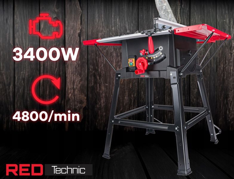 Piła STOŁOWA Pilarka Do Drewna Tarczowa Krajzega Stół Tarcza 3400W zdjęcie 12