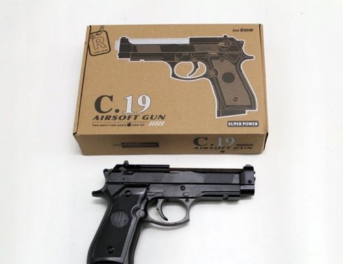 Pistolet C19 Metal na kulki plastikowe 6mm na Arena.pl