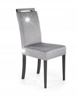 Krzesło drewniane Clarion Black popiel do salonu