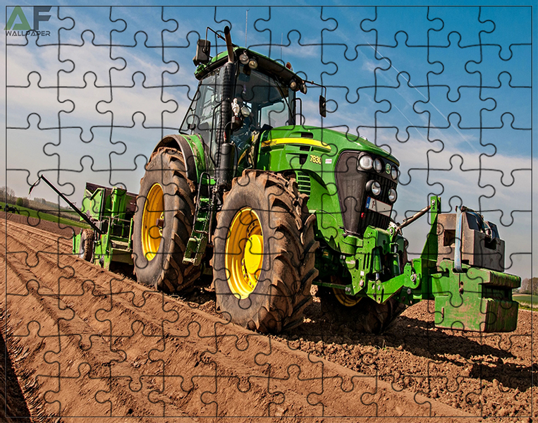 Puzzle Traktor Ciągnik zdjęcie 1