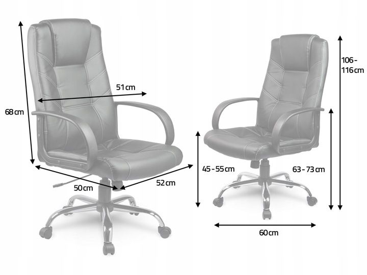 FOTEL BIUROWY OBROTOWY CHROM KRZESŁO SOFOTEL 221 zdjęcie 8