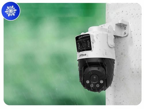 Kamera obrotowa zewnętrzna Dahua IP WiFi - dwa obiektywy (5MPx+5MPx) na Arena.pl