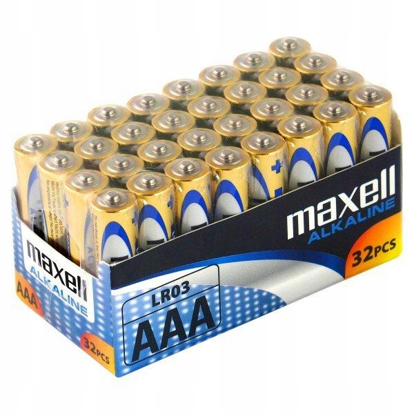 32x Bateria alkaliczna AAA / LR03 Maxell Alkaline zdjęcie 1