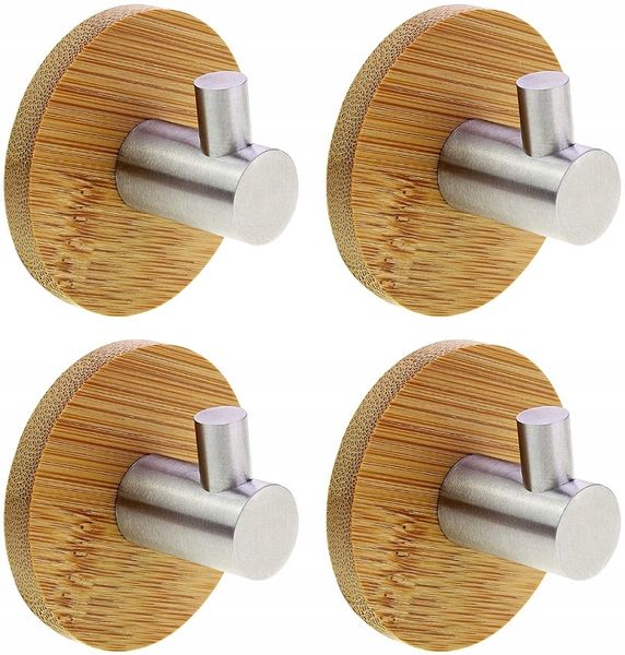 Haczyki Do Łazienki Łazienkowe X 4 Samoprzylepne zdjęcie 11