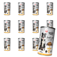 KARMA DLA PSA – MOKRA KARMA DRÓB KAWAŁKI W SOSIE 12x1250g | TufTuf