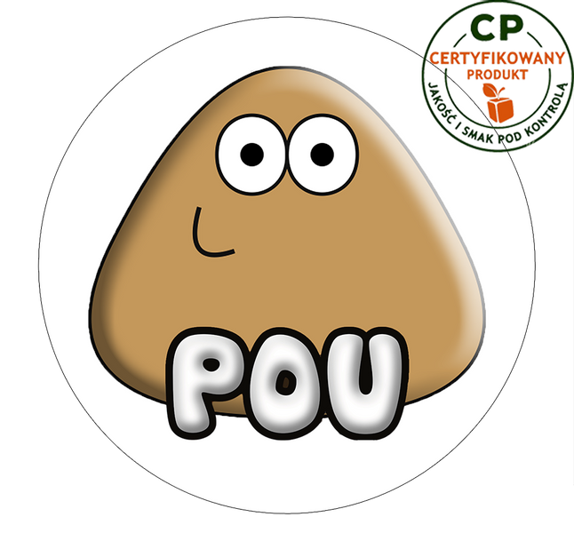 Opłatek na tort Pou zdjęcie 1