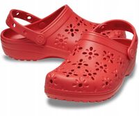 Crocs Damskie Buty Chodaki Klapki Classic Floral Cut Out 210927 Clog 39-40