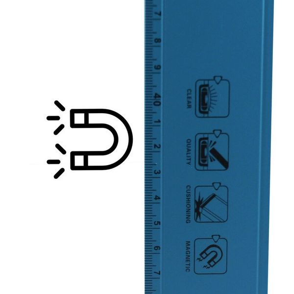 19476 Zestaw poziomic magnetyczne 10/30/80/120 cm aluminiowe zdjęcie 2