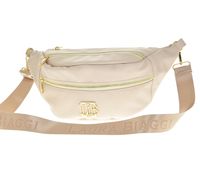 Laura Biaggi - duża nerka saszetka listonoszka jasny beżowy groszek JP141