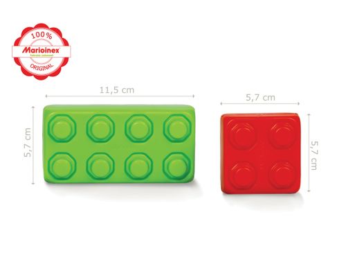 MARIOINEX Klocki budowlane Cegły Junior 110 el na Arena.pl