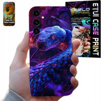 ETUI CASE SAMSUNG GALAXY S24 FE WĄŻ GRZECHOTNIK GADY + SZKŁO